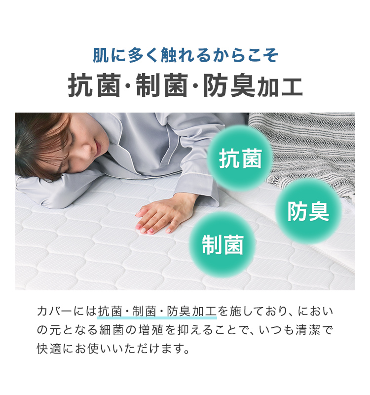 エアーメッシュマットレス (三つ折り) (ダブル) (厚さ 10cm