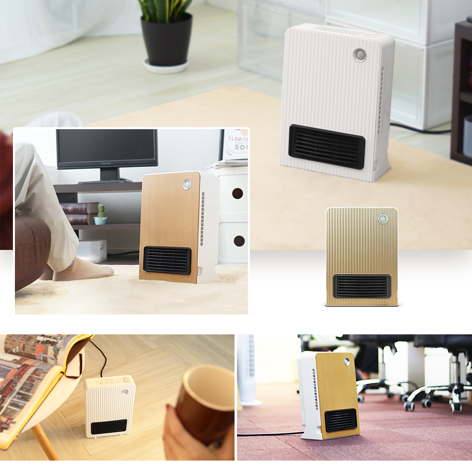 セラミックヒーター 人感センサー 足元 オフィス 安全装置 チャイルド