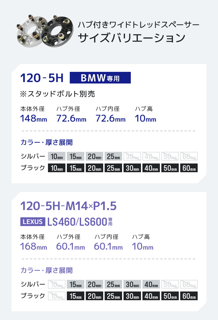 ワイドトレッドスペーサー 20mm PCD114.3 5H P1.5 ハブ一体型 ホイール スペーサー ワイトレ シルバー 2枚組  【トヨタ】【送料無料】-WEIMALL